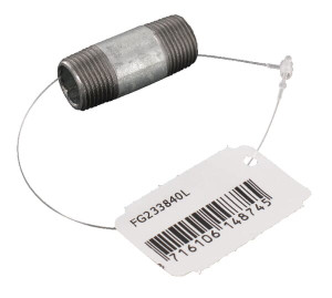 PIJPNIPPEL VERZ. 3/8"X40MM