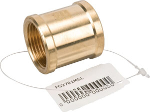 MESSING KOPPELING 2XBI 1"