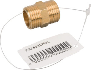 MESSING KOPPELING 2XBU 1/2"