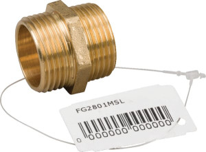 MESSING KOPPELING 2XBU 1"