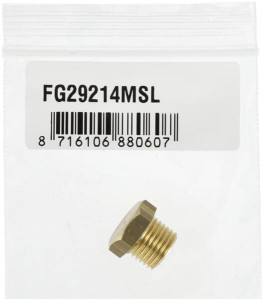 MESSING STOP BU 1/4"