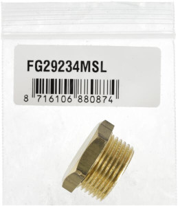 MESSING STOP BU 3/4"