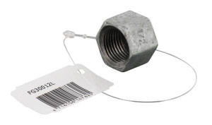 6-HOEKIGE KAP VERZ. BI 1/2"