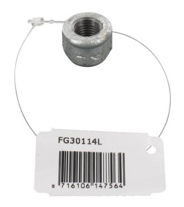 SLUITDOP ROND VERZ. BI 1/4"