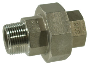 KOPPELING RVS BI/BU 1"