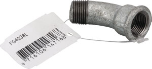 BOCHT 45° VERZ. BI/BU 3/8"