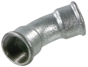 BOCHT 45° VERZ. BI/BI 1 1/4"