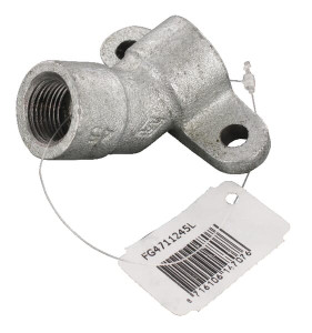 MUURPLAAT 45° VERZI. BI/BI 1/2