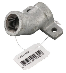 MUURPLAAT 45° VERZI. BI/BI 3/4