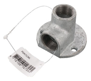 MUURPLAAT 90° VERZI. BI/BI 3/4