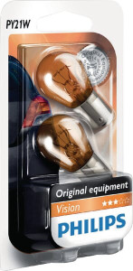 GLOEILAMP 12V PY21W BAU15S ORANJE