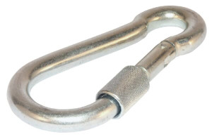 KARABIJNHAAK MET SCHROEF 12 MM