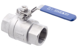 KOGELKRAAN RVS 2XBI 1 1/2''