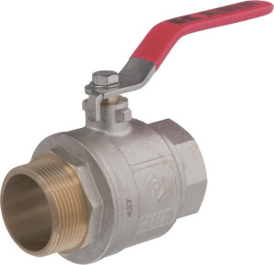 KOGELKRAAN BSP BI/BUI 1 1/2" + RVS HANDG