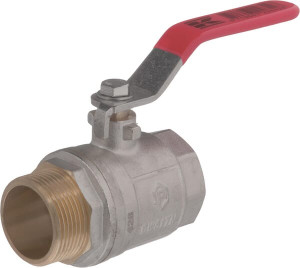 KOGELKRAAN BSP BI/BUI 1 1/4" + RVS HANDG