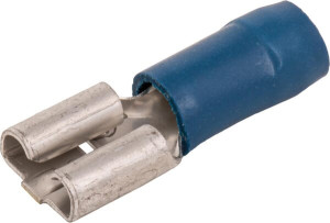 VLAKSTEKKERHULS 6,3X0,8 BLAUW