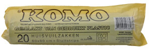 VUILNISZAK KOMO 60X80CM 20 ST.