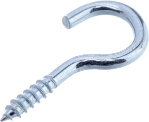 SCHROEFHAAK 80MM VERZINKT