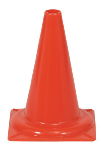 VERKEERSKEGEL ZWAAR 30CM