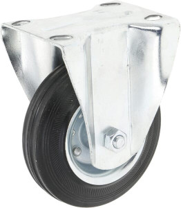 BOKWIEL RUBBER: Ø180X50MM, FLENSPLAAT: 1