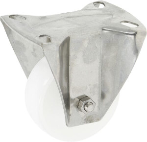 BOKWIEL POLYAMIDE: Ø80X30MM, FLENSPLAAT: