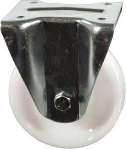 BOKWIEL POLYAMIDE: Ø100X35MM, FLENSPLAAT