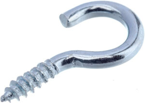 SCHROEFHAAK 20MM VERZINKT