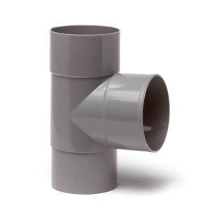 DYKA HWA T-STUK 87,5°, PVC, 2X INW LIJM,