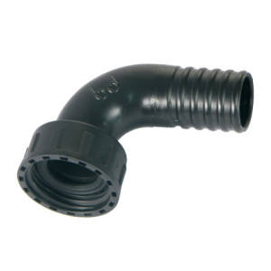 BD 2-DELIGE SLANGTULE + BOCHT 90°, PP, W