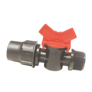 PALAPLAST KOPPELING MET AFSLUITER, KLEM