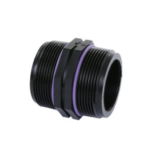 SELF-SEAL PP DUBBELE NIPPEL, 2X BUITENDR