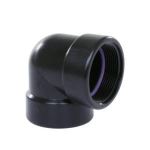 SELF-SEAL PP KNIE 90°, 2X BINNENDRAAD, 6