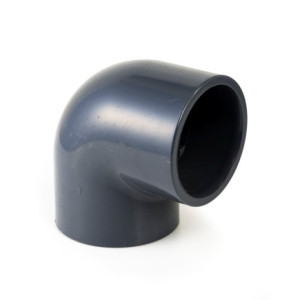 VDL PVC KNIE 90°, 2X INWENDIG LIJM, 16 B