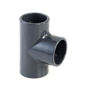 VDL PVC T-STUK 90°, 3X INWENDIG LIJM, 16