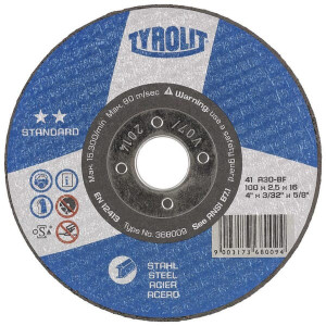 DOORSLIJPSCHIJF STANDARD, STAAL 115X2,5