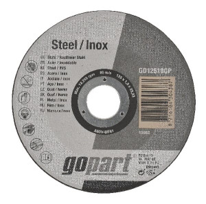 DOORSLIJPSCHIJF VLAK 125X1,0MM