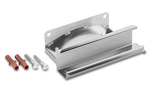 SLANG- EN SPUITLANSHOUDER RVS