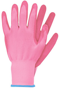 WERKHANDSCHOENEN LATEX ROZE MT. M