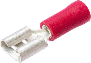 VLAKSTEKKERHULS 4,8 X 0,8 MM ROOD