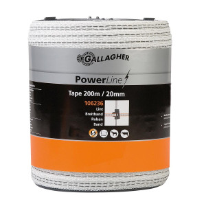 POWERLINE SCHRIKLINT 20MM 200 M WIT