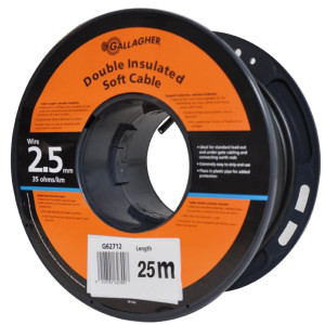 DUBBELGEÏSOL. KABEL 2,5MMX25M