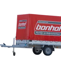 Huif aanhangers enkelasser