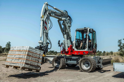 Takeuchi TB395W Mobiele Kraan