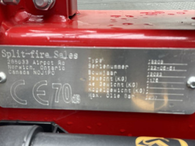 Split Fire 3203 Houtkloofmachine