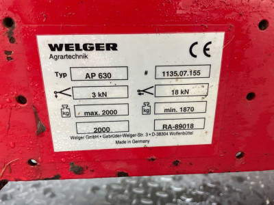 Welger AP 630 Balenpers