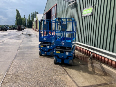 Twee nieuwe Genie GS‑1932 E‑Drive schaarhoogwerkers