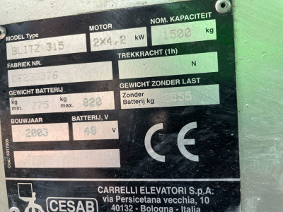 Cesab Blitz 315 Heftruck