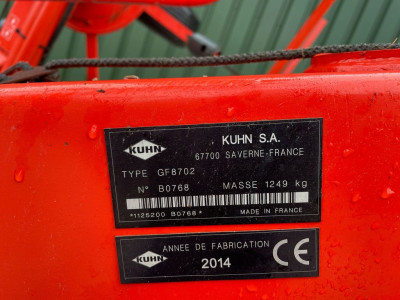 Kuhn GF 8702 Schudder