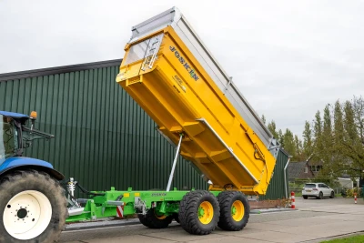 Joskin Transcab 6500/22 kieper met RVS-silageopbouw