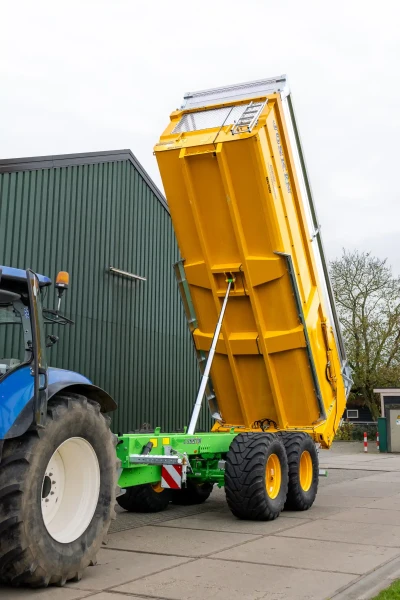 Joskin Transcab 6500/22 kieper met RVS-silageopbouw